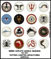 Greek Hoplite Shield Designs 1