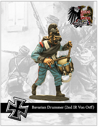 Figurine Team Miniature – Guerre Franco-Prussienne 1870 – Tambour (PFW-G6005) – 54 Mm