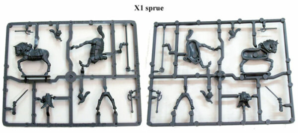 French Napoleonic Dragoon Command Sprue