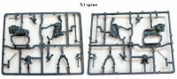 French Napoleonic Dragoon Command Sprue