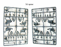 French Napoleonic Hussar Command Sprue 1792-1815