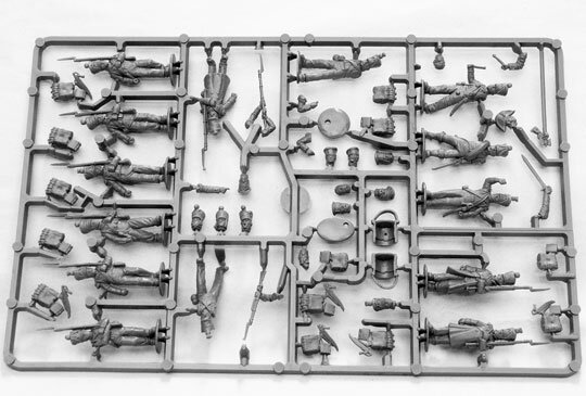 French Infantry Command Sprue