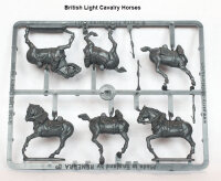 British Napoleonic Light Cavalry Horses Sprue