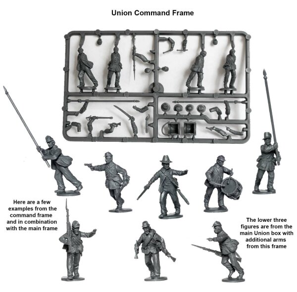 Union Infantry Command Sprue