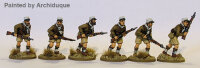 Free French Foreign Legion Advancing with Rifles & Kepi