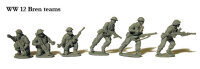 British Bren Gun Teams in Battle Dress Trousers