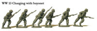 British Infantry Charging - Fixed Bayonets in Trousers