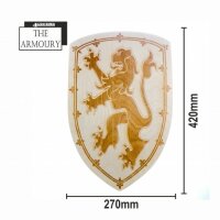 Etched Shield: Scottish Lion