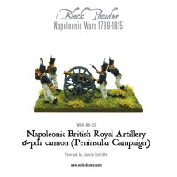 Napoleonic British Royal Artillery 6-pdr Cannon...