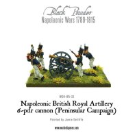 Napoleonic British Royal Artillery 6-pdr Cannon (Peninsular Campaign)