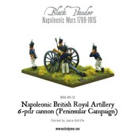 Napoleonic British Royal Artillery 6-pdr Cannon...