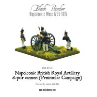 Napoleonic British Royal Artillery 6-pdr Cannon (Peninsular Campaign)