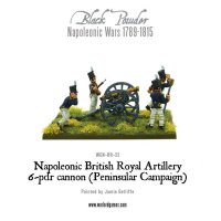 Napoleonic British Royal Artillery 6-pdr Cannon (Peninsular Campaign)