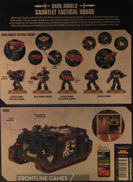 Dark Angels Gauntlet Tactical Squad