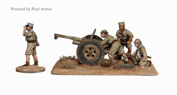 French 75mm Gun and Crew