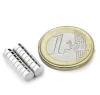 Scheibenmagnet 5mm Rund x 2mm Höhe