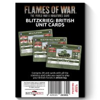 Blitzkrieg British Unit Cards (Limited Edition)