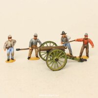 Confederate Artillery firing Piece