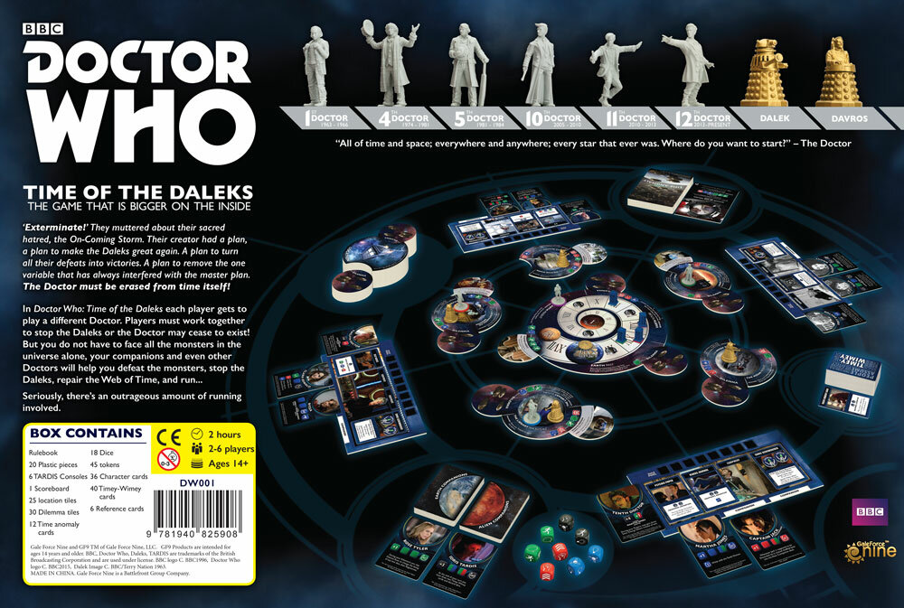 Dr Who Exterminate game miniature Of Davros plus full set of game cards. 