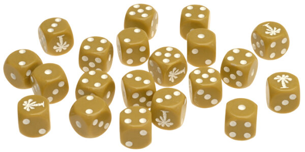 Afrika Korps Dice Set (MW)