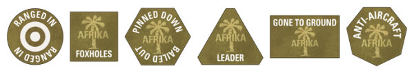 Afrika Korps Token Set