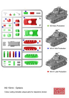 15mm Allied M3 Honey Light Tank (x1)