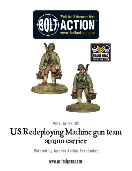 US Redeploying Machine Gun Team Ammo Carrier