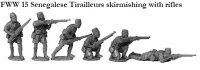 Senegalese Tirailleurs Skirmishing with Rifles