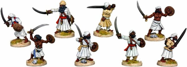 Baluchi Swordsmen Attacking