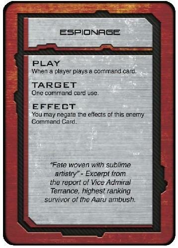 Dropfleet Commander Shaltari Command Cards