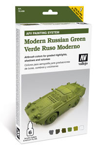 Vallejo Model Air Modern Russian Green Set