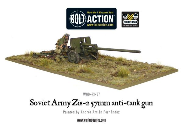 Soviet Army Zis-2 57mm Anti-Tank Gun