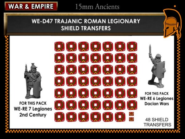 Roman: Legionaries Trajanic (Type 1) Shield Decals