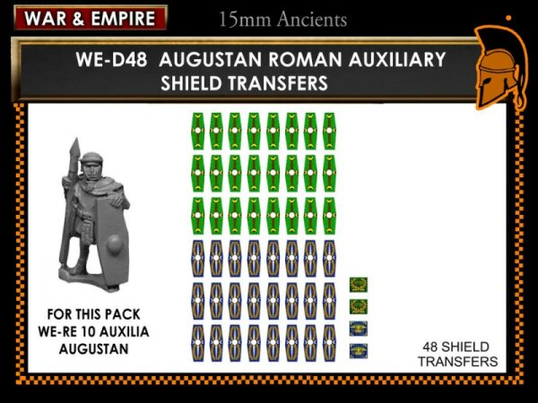 Roman: Auxiliaries Augustan (Type 1) Hex Shield Decals