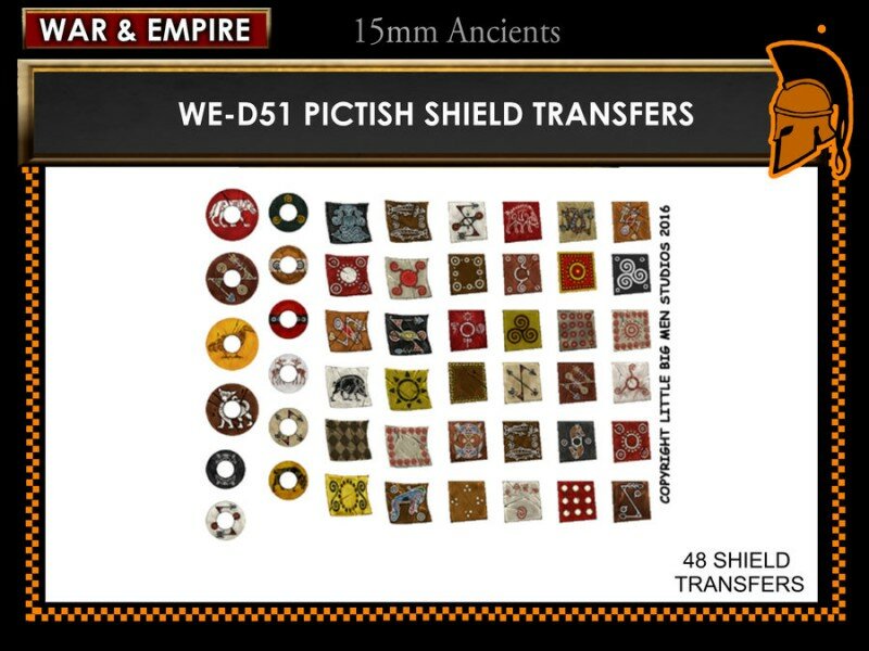 Shield Decals Pictish: Shield Decals, 5,25