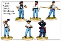American Civil War: Artillery Crew in Shirtsleeves...