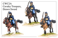 American Civil War: Cavalry Troopers with Drawn Swords