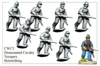 American Civil War: Dismounted Cavalry Troopers Skirmishing