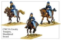 American Civil War: Cavalry Troopers with Shouldered Swords