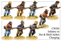Infantry in Hats and Shell Jackets Charging