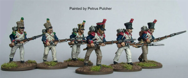Line Voltigeurs/Grenadiers Advancing at the Charge