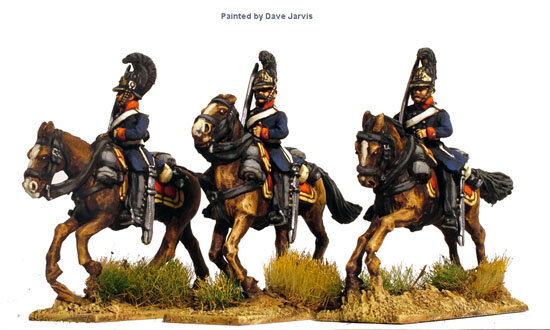 Cuirassiers in Litewka Galloping, Sword Shouldered