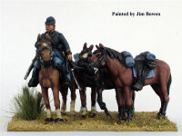 Union Horse Holder, plus 4 Horses