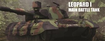 15mm Leopard 1 Tank (x1)