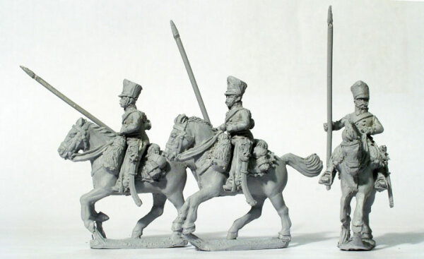 Line Uhlans in Kollett, Galloping, Lance upright