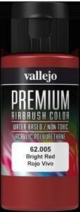 Vallejo Premium Air Brush Colour: Bright Red (60ml)