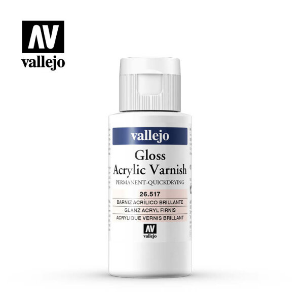 Vallejo: Auxiliary Products - Gloss Acrylic Varnish (Glanzlack) (60ml)