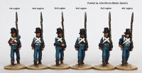 Fusiliers Marching - Catalonian Legion in Round Hats and...