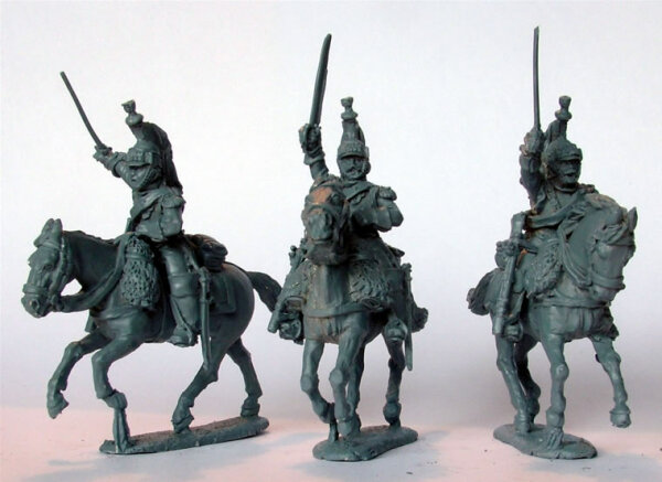 Cuirassiers Charging Swords Raised