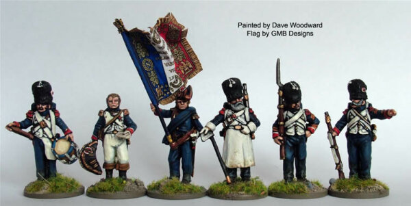 Chasseurs a Pied of the Imperial Guard Command Standing Casually